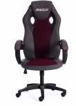 Кресло RACER GT new кож/зам/ткань, металлик/бордо, 36/13 Tetchair 13248