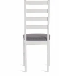 Стул SWEDEN Многослойная фанера, 41*40*99 см, white, ткань тёмно-серая (150) Tetchair 19823