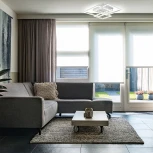 Потолочная люстра светодиодная Escada Union 10229/4LED White 120Вт, металл/акрил, белый