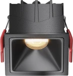 Встраиваемый светильник Maytoni Alfa LED DL043-01-10W3K-SQ-B-1 (220V)