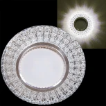 Встраиваемый точечный светильник Reluce 16746-9.0-001CN MR16+LED3W CL (220V, круглые)