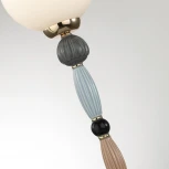 Настольная лампа Odeon Light Palle 5405/1T золотой/коричневый/голубой/белый матов./металл/керамика/стекло E14 1*40W (220V, выключатель, шар)