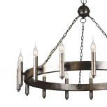 Подвесная люстра Favourite Fortezza 1144-15P (220V, на цепи, подсвечник, свеча, кольцо)