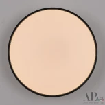 Потолочный светильник круглый светодиодный с пультом APL LED Toscana 3315.XM302-2-328/18W Black (220V, круглые)