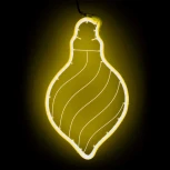 Светодиодная Фигура Шар 24 x 42 см Желтая, Гибкий Неон и Акрилайт, IP54 Laitcom HFS1-2Y