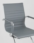 Кресло для посетителей TopChairs Visit серое УТ000001930