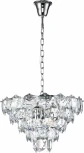 Люстра подвесная Fiaba V000050 (12010/11P Chrome) (220V, хрусталь, на цепи)