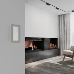 Рамка на 2 поста (дымчатый/белый, soft-touch) Werkel W0023067 (a067260)