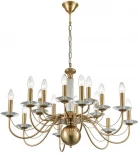 Подвесная люстра Lumion Incanto 8033/16 медь, металл/стекло Е14 16*40W 220V