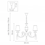Подвесная люстра Osgona Cappa 691064