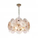 Подвесная люстра Maytoni Aster MOD007PL-08G (220V, на цепи, круглые)