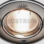 Встраиваемый точечный светильник Ambrella 104A CF GU/CH (220V)