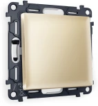 Комплект механизма Ambrella Volt 1-клавишного выключателя ALFA MA601010 Шампань QUANT