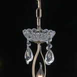 Подвесная люстра ILLUMICO IL0265-5PSQ-39 AB (220V, на цепи, подсвечник, свеча)