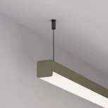 Профиль с экраном LINE-D-3030-2000 SQUARE OLIVE GREY+OPAL (Arlight, Алюминий) 055097