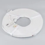 Светодиодная лента герметичная MonLIGHT-SIDE-A140-12x17mm 24V Warm3500 (9.6 W/m, IP67, 5m, wire x2) (Arlight, Вывод боковой, 3 года) 042785