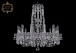 Подвесная люстра Art Classic 11.24 11.24.12.200.h-59.Cr.V0300 (220V, хрусталь, на цепи, подсвечник, свеча)