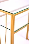 Консольный стол AllConsoles 1123-CG clear золотой