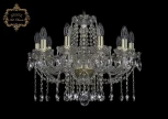 Подвесная люстра Art Classic 11.12 11.12.10.195.Gd.Sp (220V, хрусталь, на цепи, подсвечник, свеча)