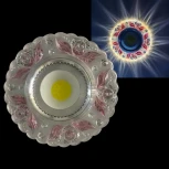 Встраиваемый точечный светильник Reluce 42236-9.0-001PL MR16+LED3W CL/PK (220V, круглые)