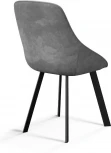Стул DikLine 246 поворотный, AM14 серый, ножки черные арт.00-00077993