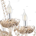 Подвесная люстра Eglo Basilano 39092 (220V, на цепи, подсвечник, свеча)