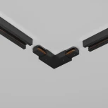 Угловой коннектор питания с вводом питания Unity (однофазный) черный Maytoni Accessories for tracks Unity TRA001CLB-11B (220V)