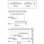 Подвесной светильник Lightstar Favo 750262 (LED, 220V, на тросе, IP40)