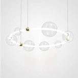 Подвесная люстра Sessa Ring D94 ImperiumLoft Sessa-Ring01 (195005-23) (LED, 220V, на тросе, бусы)