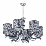Подвесная люстра Arte Milano Florentia-4957 304957/6 Bk/Ni (220V, на цепи)