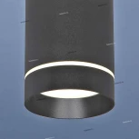 Накладной точечный светильник Elektrostandard Topper DLR022 12W 4200K черный матовый (LED, 220V)