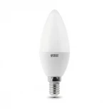 Лампочка светодиодная E14 8 Вт 540 lm 6500K холодное белое свечение Gauss Elementary 33138