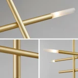 Люстра на штанге Traverse H105 Gold ImperiumLoft Traverse01 (207813-26) (220V)