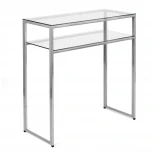 Консольный стол AllConsoles 1043-CS clear серебряный
