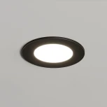Встраиваемый влагозащищенный светильник PORT DK3101-BK (220V, круглые)