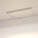 Линейный потолочный светильник LED прямоугольный SNAP-STARLINE-LASER-S600-13W Warm3000 (WH-BK, 80 deg, 48V) (Arlight, IP40 Металл) 031570