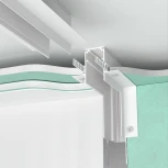 Коннектор угловой внутренний для встраиваемого шинопровода под ГКЛ 9,5мм (белый) Elektrostandard Slim Magnetic 85213/00 (48V)