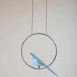 Подвесной светильник светодиодный Aployt Astor APL.822.16.10 (220V, на проводе, кольцо, птички)