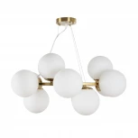Подвесная люстра MyFar Aerton MR2943-12P (220V, на тросе, шарики)