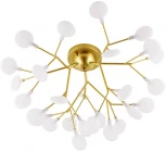 Потолочная люстра Arte Lamp Candy A7274PL-27GO (220V, лепестки)