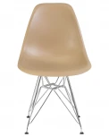 Стул обеденный DSR (ножки хром, цвет бежевый (GR-03))