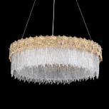 Подвесная люстра светодиодная хрустальная Modelux MODELUX ML.6028.600 GD