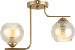 Потолочная люстра Escada Elli 1134/2 2х60Вт E27, металл/стекло, шампань