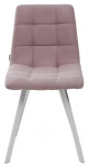 Стул CHILLI SQUARE UF860-04B сиреневый, ткань/ белый каркас