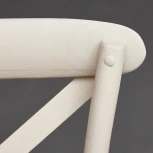 Стул CROSS (mod.CB2001) Белый (butter white) (дерево береза)