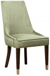 Обеденный стул Garda Decor ELEGANTE-2K-Colt1002 (Черный/Оливковый)