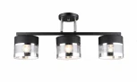 Потолочная люстра на штанге Мелодия Света SL1N SL7996-3 BK+CR 000060450