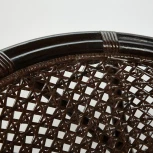 ТЕРРАСНЫЙ КОМПЛЕКТ "PELANGI" (стол со стеклом + 2 кресла) /без подушек/ Honey (мед) (ротанг)