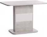 Стол обеденный SMART ЛДСП, 105-140х68,6х75 см, Белый бетон/Белый Tetchair 18993