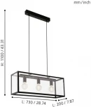 Подвесной светильник Eglo Charterhouse 49393